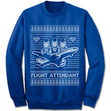 Flight Attendant Ugly Christmas Sweater.