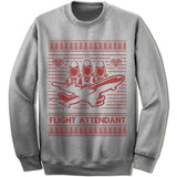Flight Attendant Ugly Christmas Sweater.