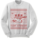 Flight Attendant Ugly Christmas Sweater.