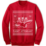 Flight Attendant Ugly Christmas Sweater.