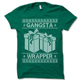 Gangsta Wrapper Ugly Christmas T-Shirt.