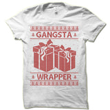 Gangsta Wrapper Ugly Christmas T-Shirt.