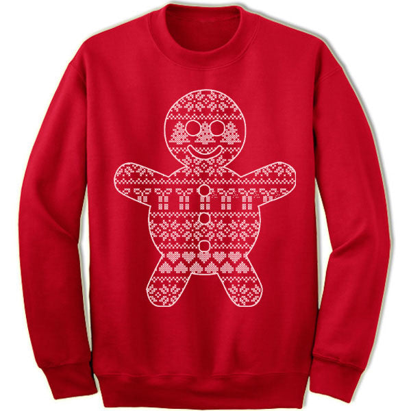 Ginger Bread Ugly Christmas Sweater.