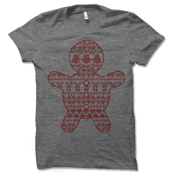 Ginger Bread Ugly Christmas T-Shirt.