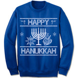 Happy Hanukkah Ugly Christmas Sweater.