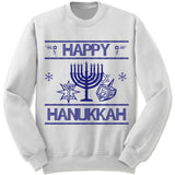 Happy Hanukkah Ugly Christmas Sweater.