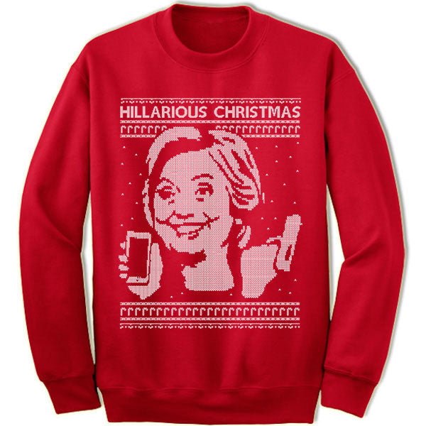 Hillarious Christmas Ugly Sweater.