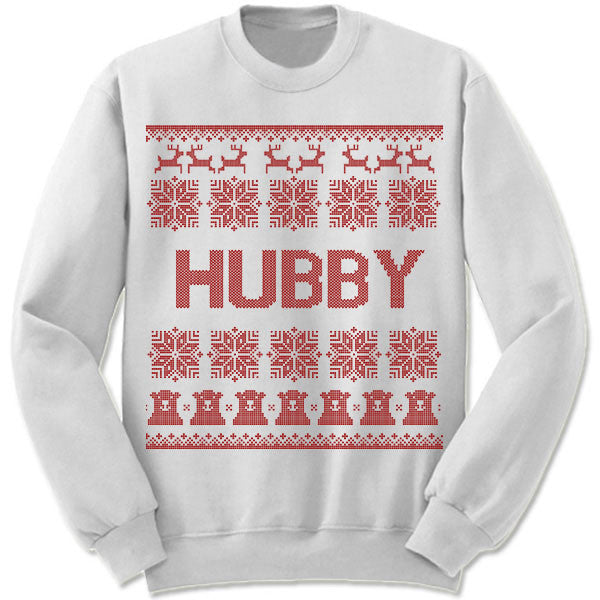 Hubby Ugly Christmas Sweater.