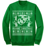 Marine Ugly Christmas Sweater.