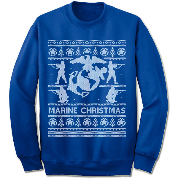 Marine Christmas Sweater