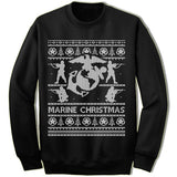Marine Ugly Christmas Sweater.