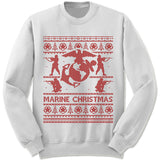 Marine Ugly Christmas Sweater.