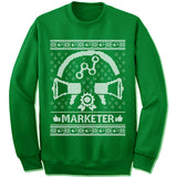 Marketer Ugly Christmas Sweater.