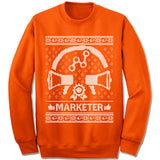 Marketer Ugly Christmas Sweater.