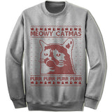 Meowy Catmas Ugly Christmas Sweater.