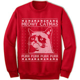 Meowy Catmas Ugly Christmas Sweater.