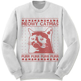 Meowy Catmas Ugly Christmas Sweater.
