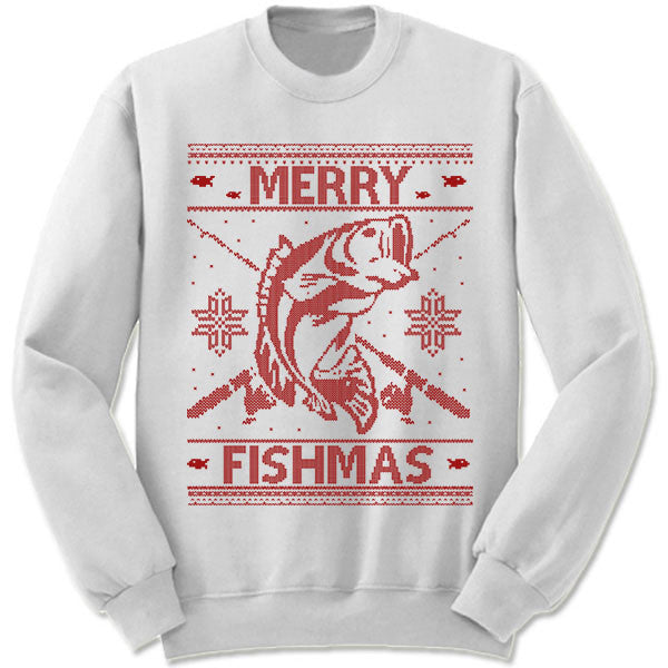 Fish christmas sweater deals