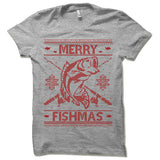 Merry Fishmas Ugly Christmas T-Shirt.