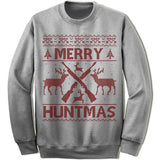 Merry Huntmas Ugly Christmas Sweater.