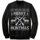Merry Huntmas Ugly Christmas Sweater.