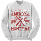 Merry Huntmas Ugly Christmas Sweater.