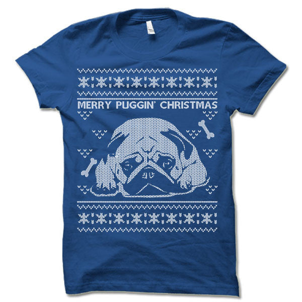 Pug Ugly Christmas T-Shirt.