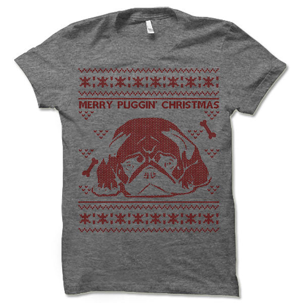 Pug Ugly Christmas T-Shirt.