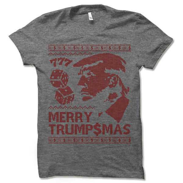 Merry Trumpmas Ugly Christmas T-Shirt.