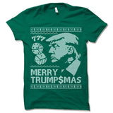 Merry Trumpmas Ugly Christmas T-Shirt.