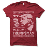 Merry Trumpmas Ugly Christmas T-Shirt.