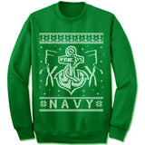 Navy Ugly Christmas Sweater.