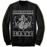 Navy Ugly Christmas Sweater.
