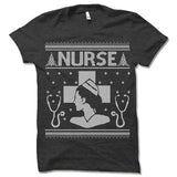 Nurse Ugly Christmas T-Shirt.