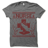 Nurse Ugly Christmas T-Shirt.