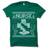 Nurse Ugly Christmas T-Shirt.