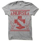 Nurse Ugly Christmas T-Shirt.