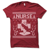 Nurse Ugly Christmas T-Shirt.
