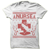 Nurse Ugly Christmas T-Shirt.