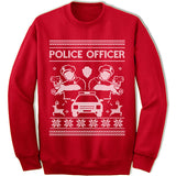 Police Officer Ugly Christmas Sweater.