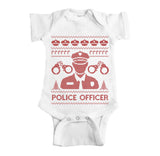 Police Officer Ugly Christmas Onesie.