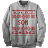 Son Ugly Christmas Sweater.