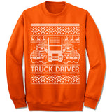 Truck Driver Ugly Christmas Sweater.