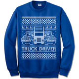 Truck Driver Ugly Christmas Sweater.