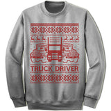 Truck Driver Christmas Sweater