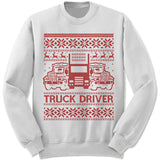 Truck Driver Ugly Christmas Sweater.