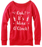 Wine O'Clock Off The Shoulder Sweatshirt.