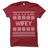 Wifey Ugly Christmas T-Shirt.