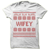Wifey Ugly Christmas T-Shirt.